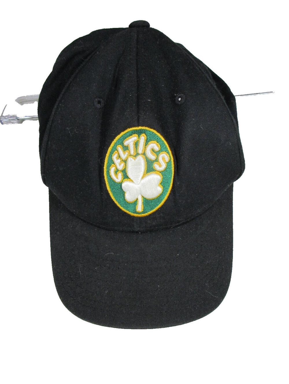Mitchell & Ness Celtics Embroidered Curved Cap Snapback Adjustable Black